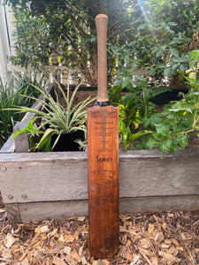 Vintage Don Bradman Sykes Cricket Bat