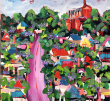 Load image into Gallery viewer, Steep Hills Stretched Canvas Print-Melissa Simmonds-Bristle by Melissa Simmonds