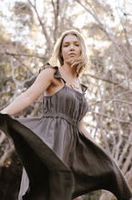 Load image into Gallery viewer, Mia Linen Dress - Khaki