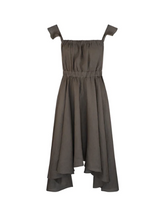 Load image into Gallery viewer, Mia Linen Dress - Khaki