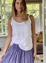 Load image into Gallery viewer, Tilly Linen Tank Top - White