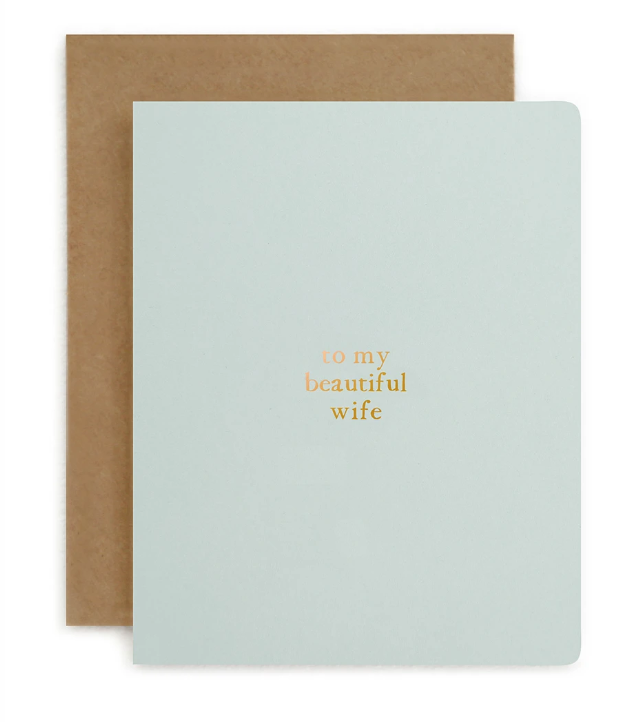 To My Beautiful Wife Card