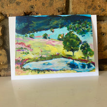 Load image into Gallery viewer, Oak Hollow Folded Linen Card
