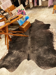 Black and Salt and Pepper Cowhide