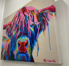 Load image into Gallery viewer, Hamish Stretched Canvas Print-Melissa Simmonds-Bristle by Melissa Simmonds
