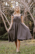 Load image into Gallery viewer, Mia Linen Dress - Khaki

