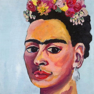 Frida Kahlo-Melissa Simmonds-Bristle by Melissa Simmonds